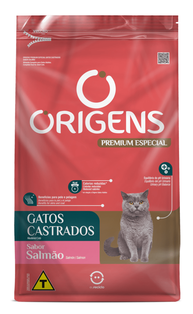 Ração Adimax Origens Gatos Castrados Salmão 10kg
