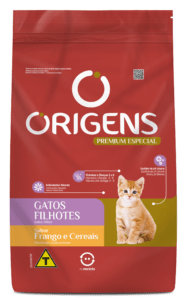 Origens Premium Especial Gatos Filhotes Sabor Frango e Cereais