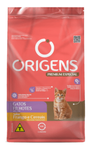 Origens Premium Especial Gatos Filhotes Sabor Frango e Cereais