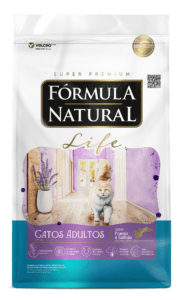 Fórmula Natural Super Premium Life Gatos Adultos Sabor Frango e Salmão