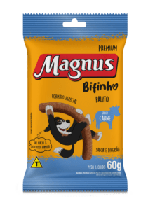 Magnus Premium Bifinho Palito Cães Adultos Sabor Carne