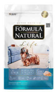 Fórmula Natural Super Premium Life Cão Sênior Portes Mini e Pequeno Sabor Frango e Cenoura