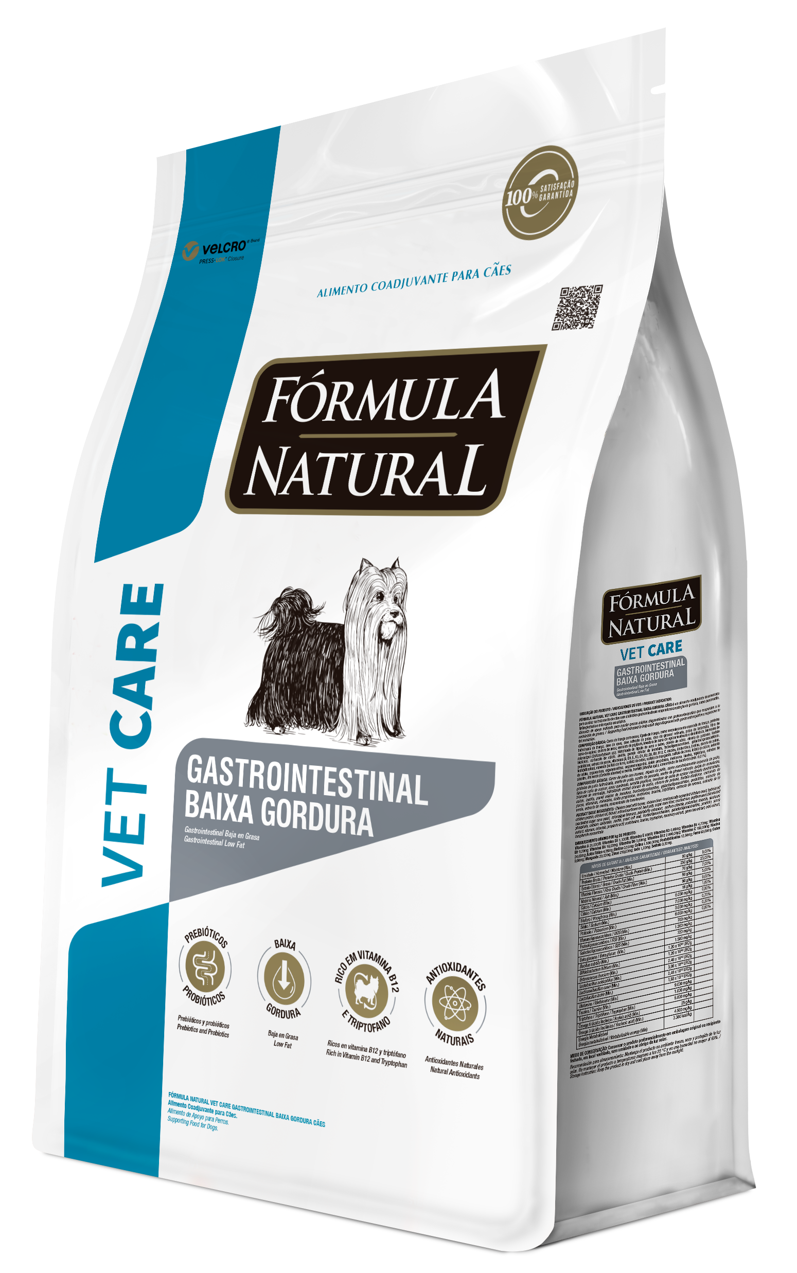 Fórmula Natural Vet Care Gastrointestinal Baixa Gordura Cães