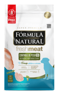 Fórmula Natural Super Premium Fresh Meat Controle De Peso Cães Adultos Portes Médio E Grande Frango, Abóbora E Cúrcuma