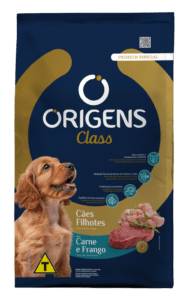 Origens Premium Especial Class Cães Filhotes Sabor Carne e Frango