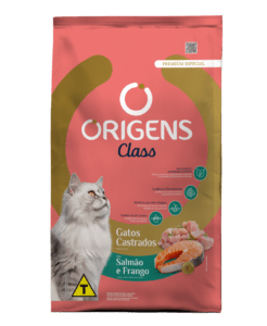 Origens Premium Especial Class Gatos Castrados Sabor Salmão e Frango