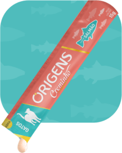 Origens Creminho Gatos Sabor Salmão