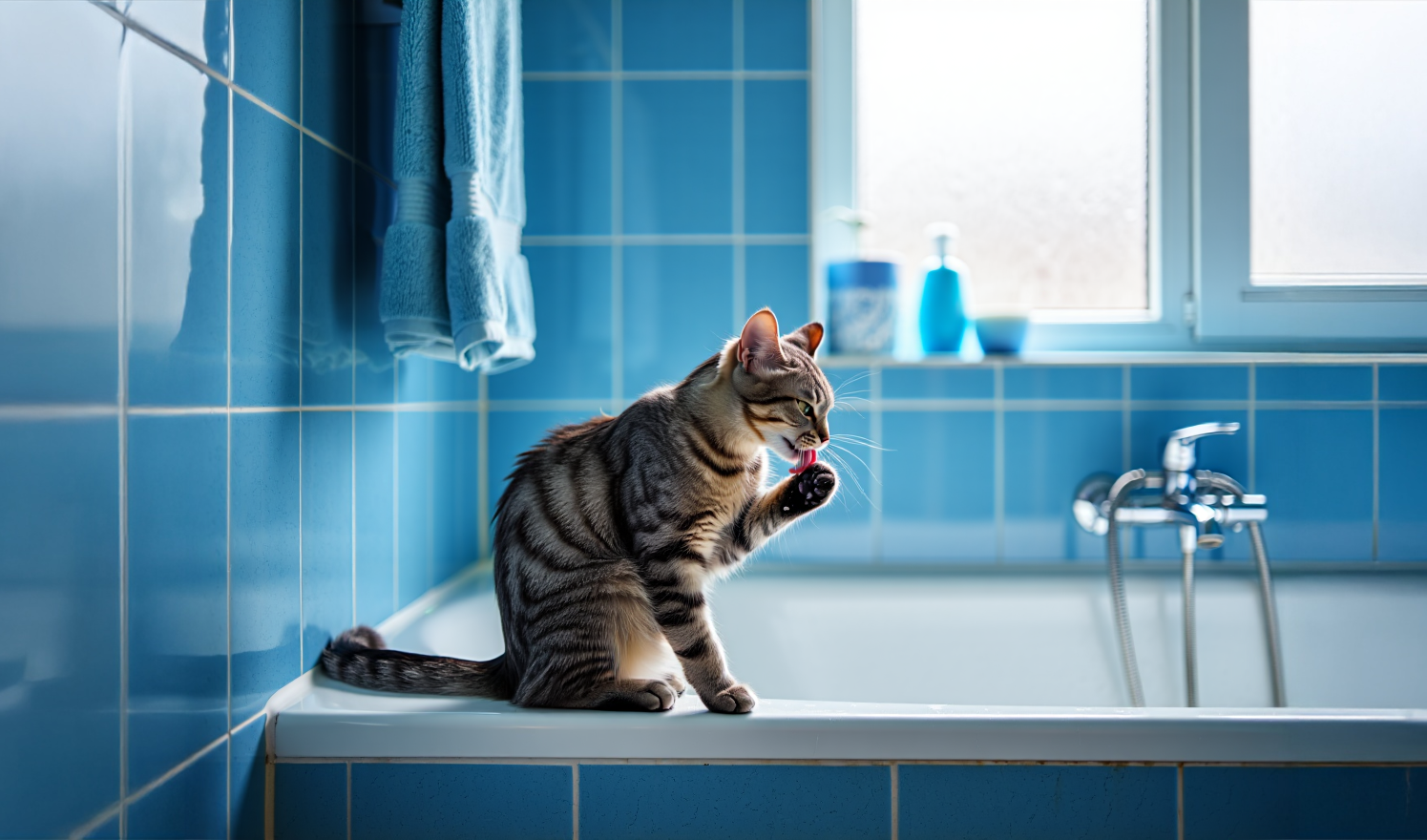 É Necessário Dar Banho em Gatos