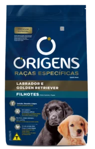 Origens Premium Especial Raças Específicas Cães Filhotes Labrador e Golden Retriever