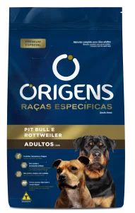 Origens Premium Especial Raças Específicas Cães Adultos Pit Bull e Rottweiler