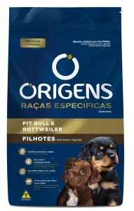 Origens Premium Especial Raças Específicas Cães Filhotes Pit Bull e Rottweiler