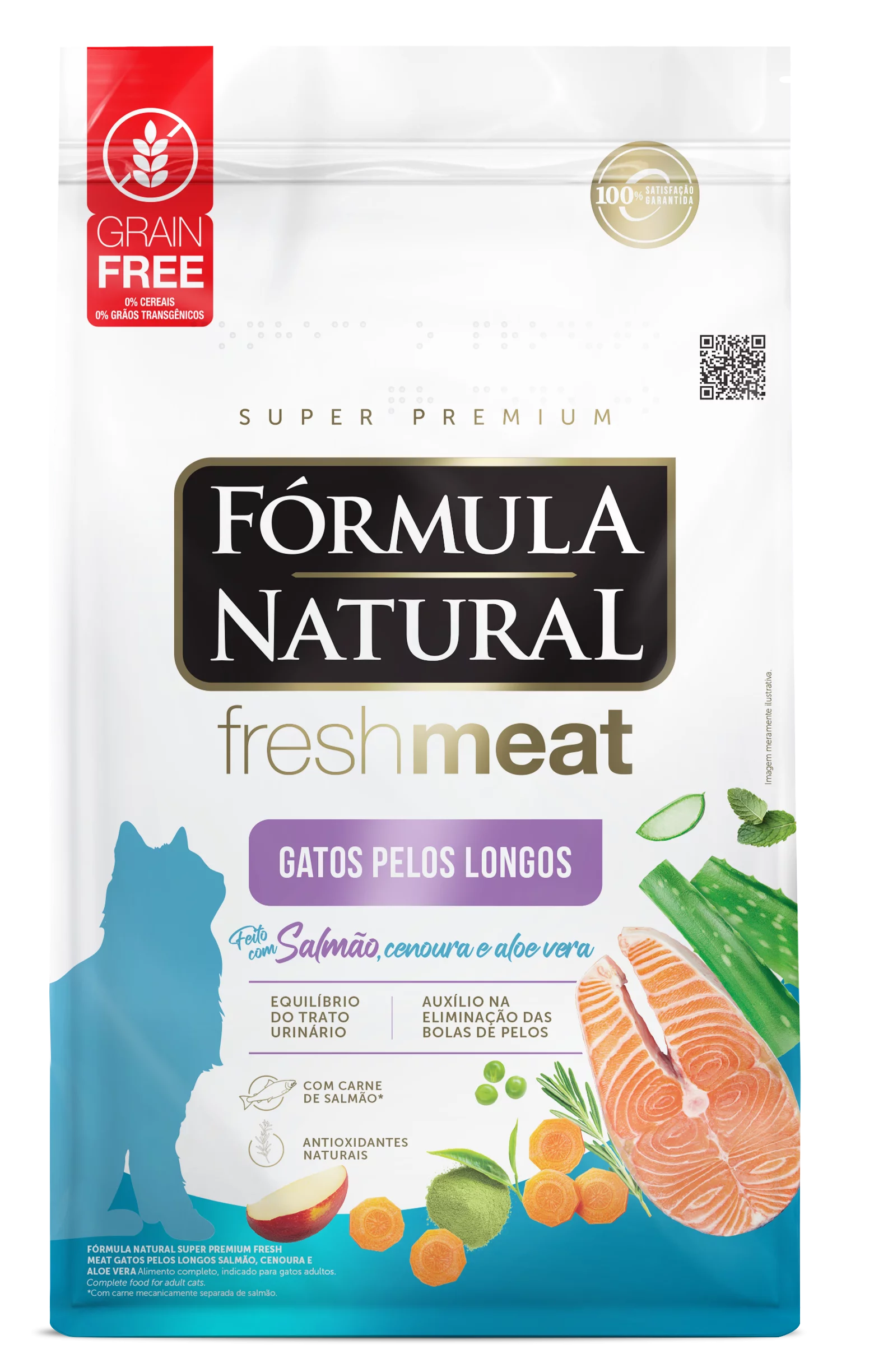 Fórmula Natural Fresh Meat Gatos Pelos Longos