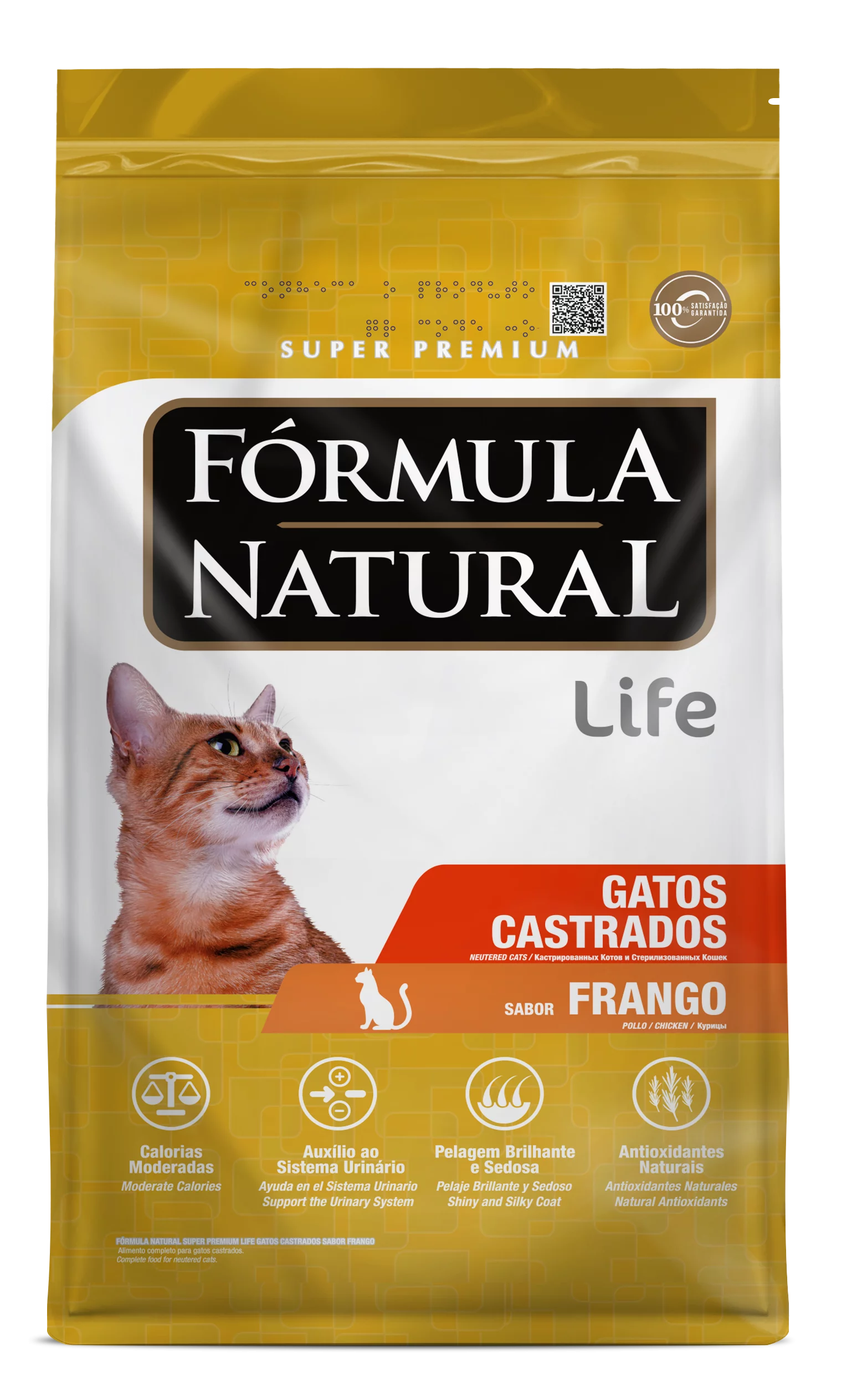 Fórmula Natural Super Premium Life Gatos Castrados Sabor Frango