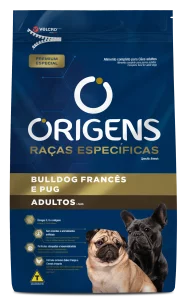 Origens Premium Especial Raças Específica Cães Adultos Bulldog Francês e Pug