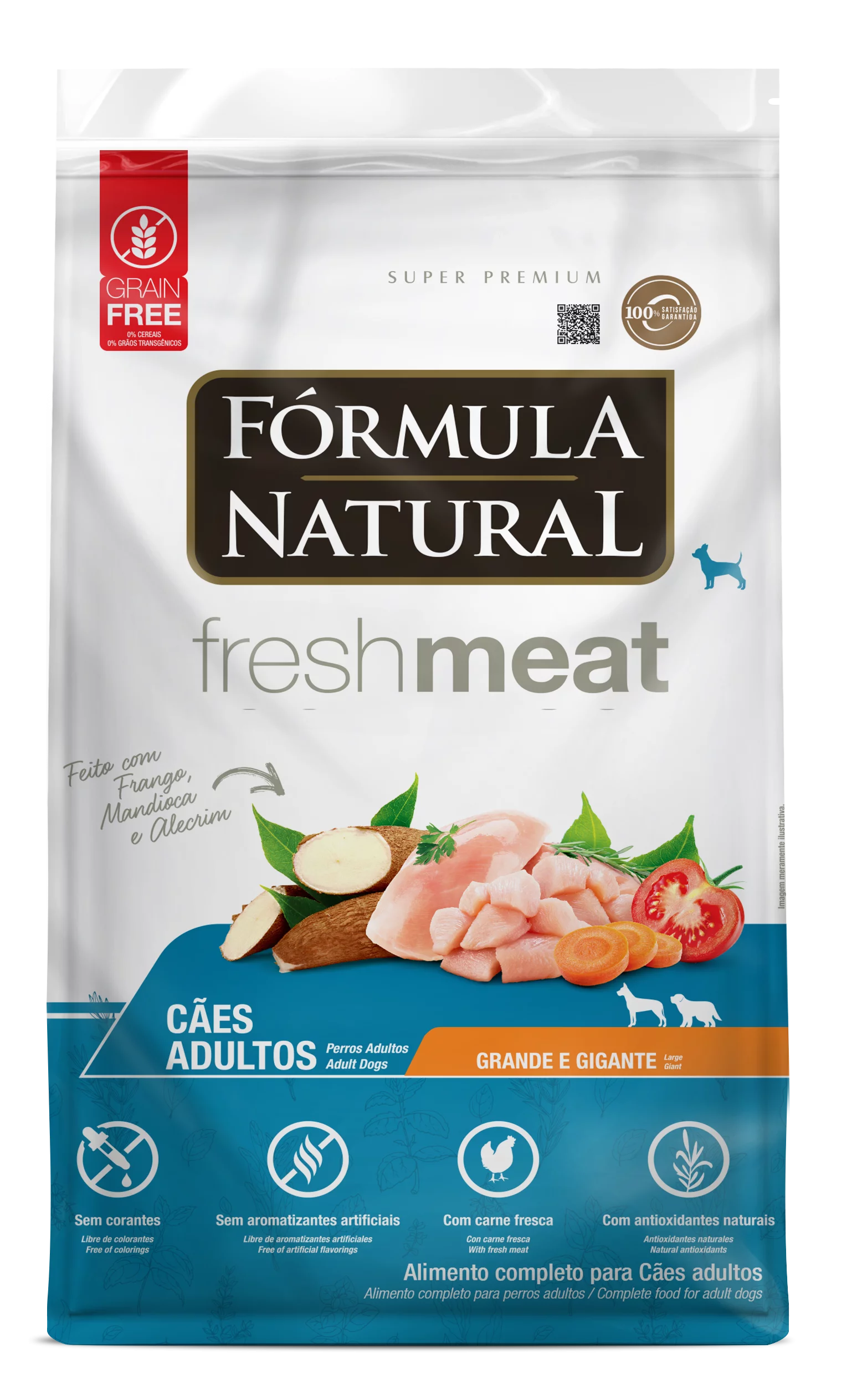 FN_FRESH_MEAT_CAES_ADULTOS_GRAGIG_FRONTAL Fórmula Natural Carne Fresca Perros Adultos Portes Grande y Gigante