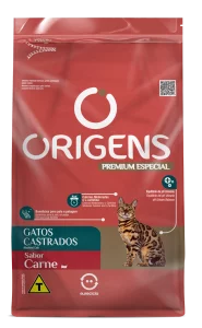 Origens Premium Especial Gatos Castrados Sabor Carne