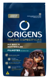 Origens Premium Especial Raças Específicas Cães Filhotes Pit Bull e Rottweiler