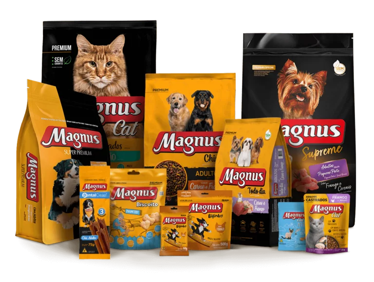 Embalagem de ração Magnus